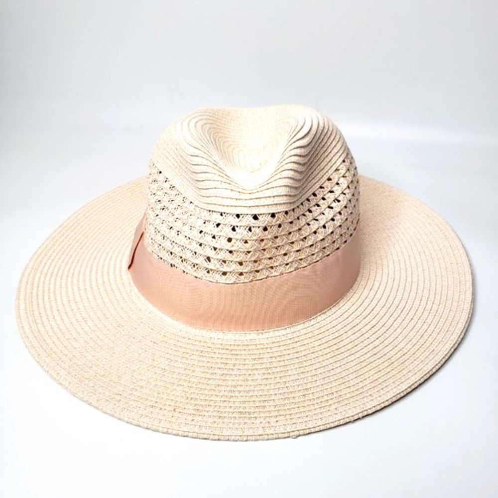 NWT 14th &‎ Union Pinch Top Straw Sun Hat OS